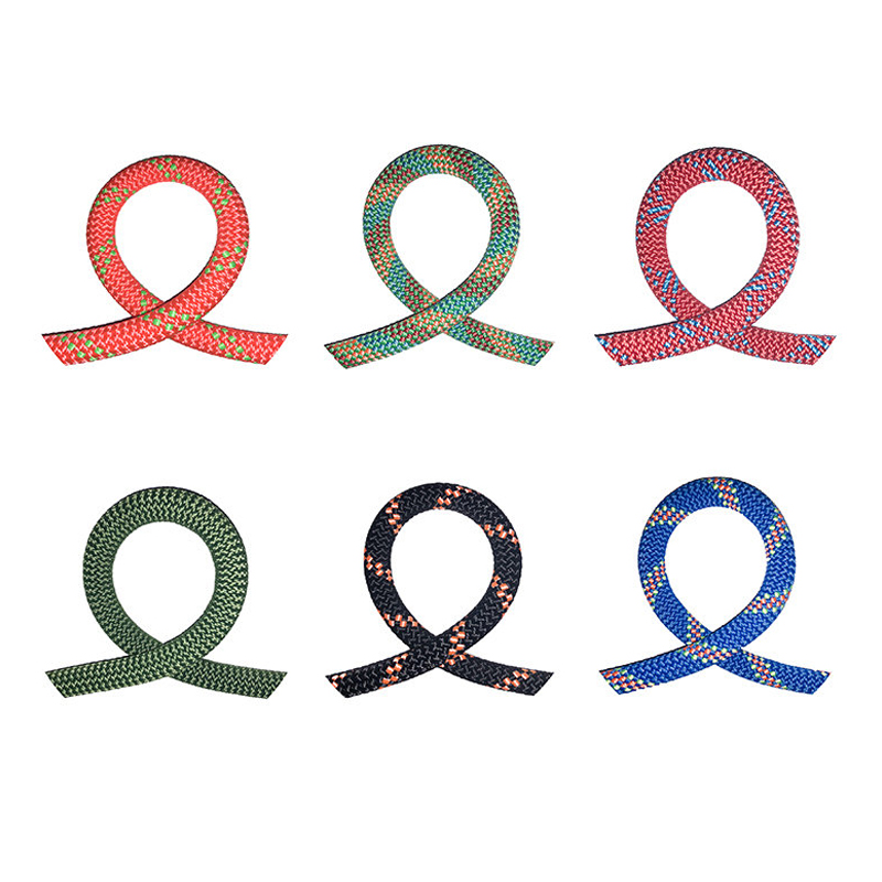 10 mm 2200 kg nylonové pletené lano na útek, prežitie pri požiari, zálohovanie, lezenie, turistiku, záchranu